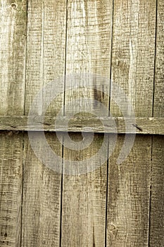 Old wooden fence as a backdrop