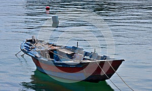 Fishing boat in Galicia. Spain.