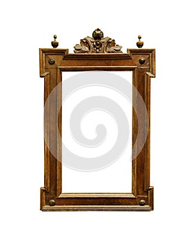 Old wooden frame