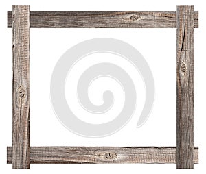 Old wooden frame