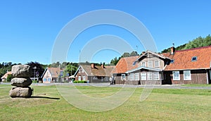 Old wooden homes, Lithuania