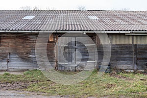 Old wooden house or barn