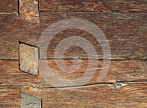 Old wooden house detail
