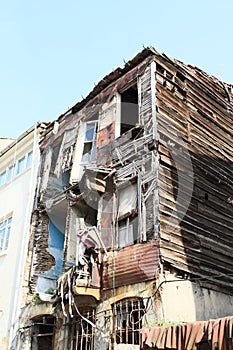 Old wooden house in Istanbul