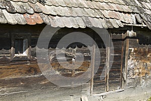 Old wooden house photo