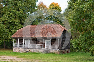 Old wooden house Rumsiskes Lithuania