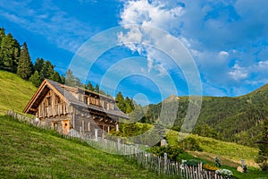 Old wooden hut cabin