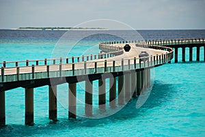 Old wooden jetty