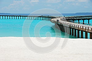 Old wooden jetty