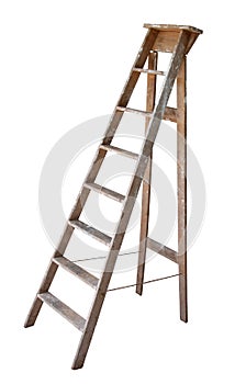 Old wooden ladder