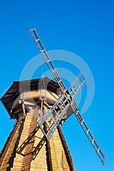 Old wooden mill