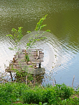 Old wooden pier