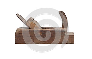 Old wooden planes isolated on a white background