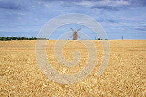 Old windmill in poland photo