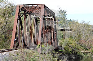 Old Wooden Railroad Bridge