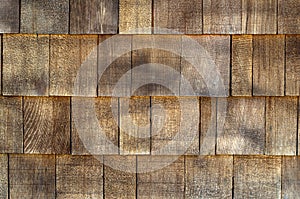 Old wooden roof background texture