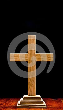 Old Wooden Rugged Cross