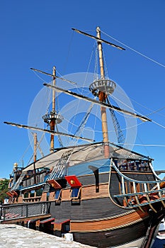 Old wooden ship