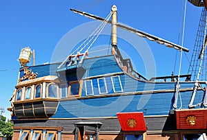 Old wooden ship