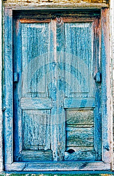 Old wooden shutters