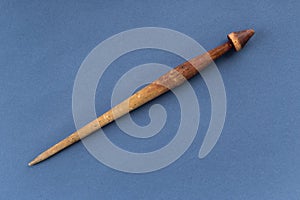 Old wooden spindle