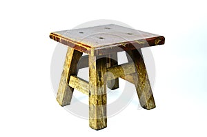 Old wooden stool