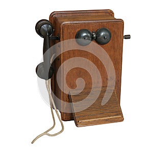 Old Wooden Telephone