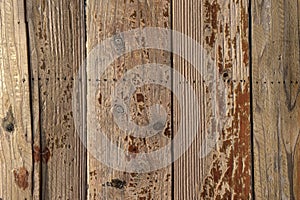 Old wooden texture, vintage natural beautiful background, Closeup picture of old rustic wooden planks, Wood brown texture. Retro w