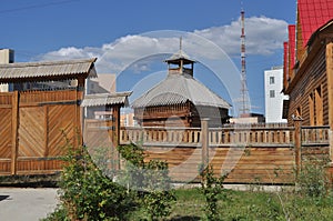 The old wooden town, Yakutsk.