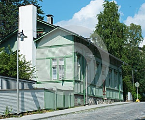 Old wooden traditional house