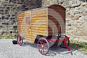 Old wooden wagon