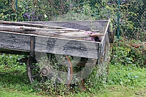 Old wooden wagon