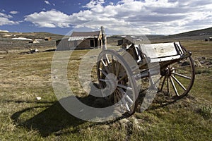 Old wooden wagon