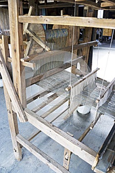 Old Wooden Weaving Machine