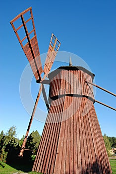 Old Wooden Windmill