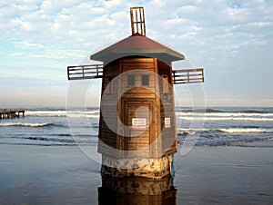 Old Wooden Windmill