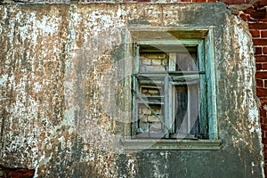 Old wooden window