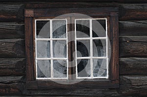 Old wooden window