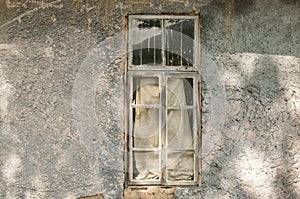 Old wooden window