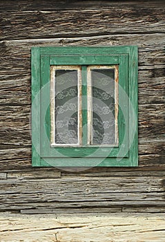 Staré drevené okno