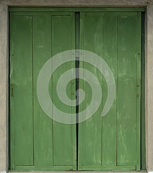 Old Wooden Window Shutters