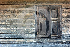 Old wooden window