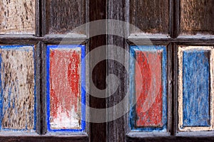 Old wooden window