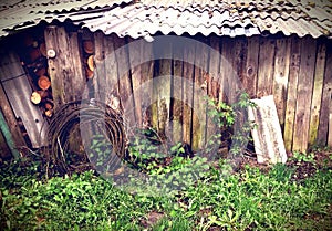 Old woodshed