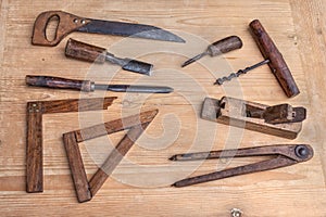 Old woodworking tools