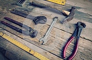 Old work tools