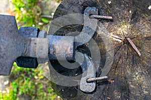 Old workshop interior.