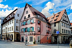 Old world German architectural style in Bamberg, German