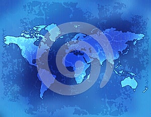 Old world Map / paper