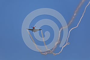 Old World War 2 navy bomber plane USA